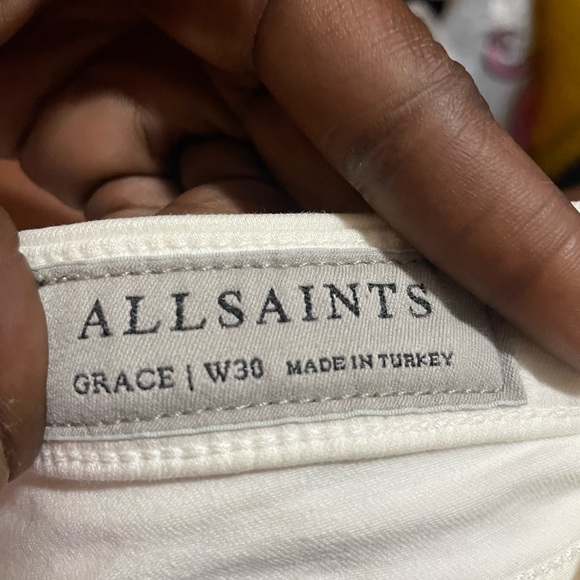 All Saints Grace slashed jeans - Picture 7 of 10